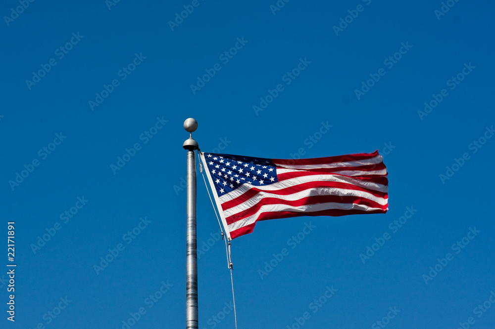American Flag Flapping in the Wind American Flag Flapping in the Wind