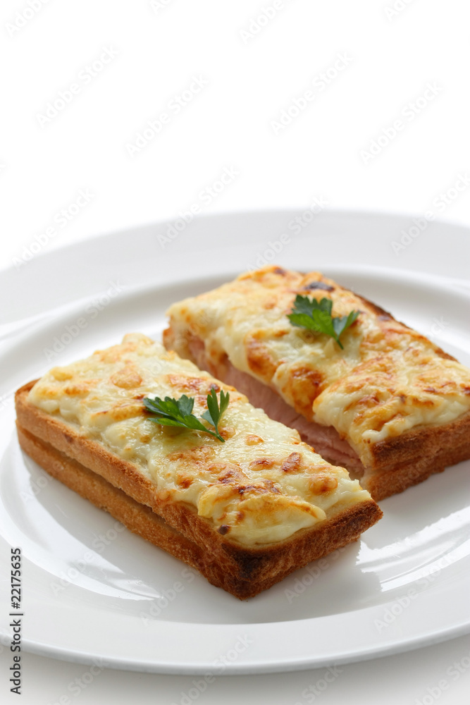 Croque monsieur,Ham and cheese sandwich Croque monsieur,Ham and cheese sandwich