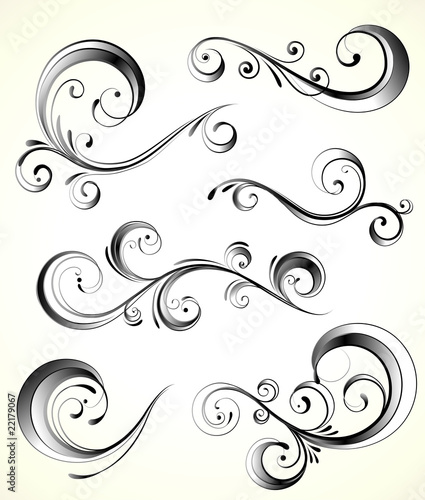 decorative floral elements