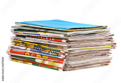 stack of newspaper
