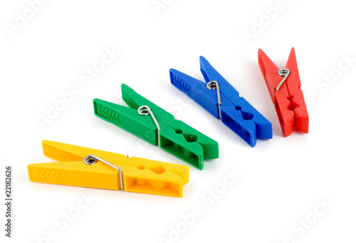 Vászonkép Colour clothes-peg