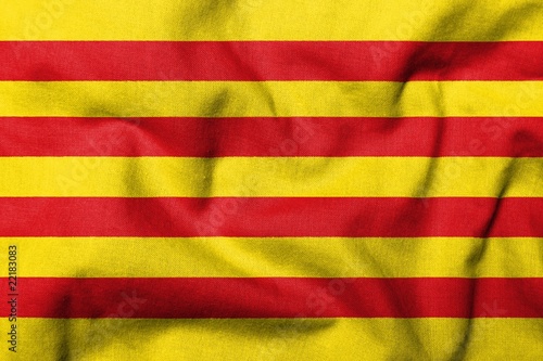 3D Flag of Catalonia