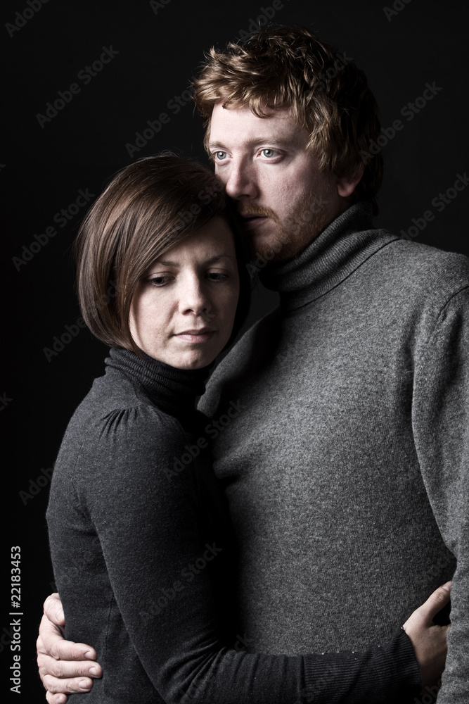 30s Couple Comforting Each Other 30s Couple Comforting Each Other