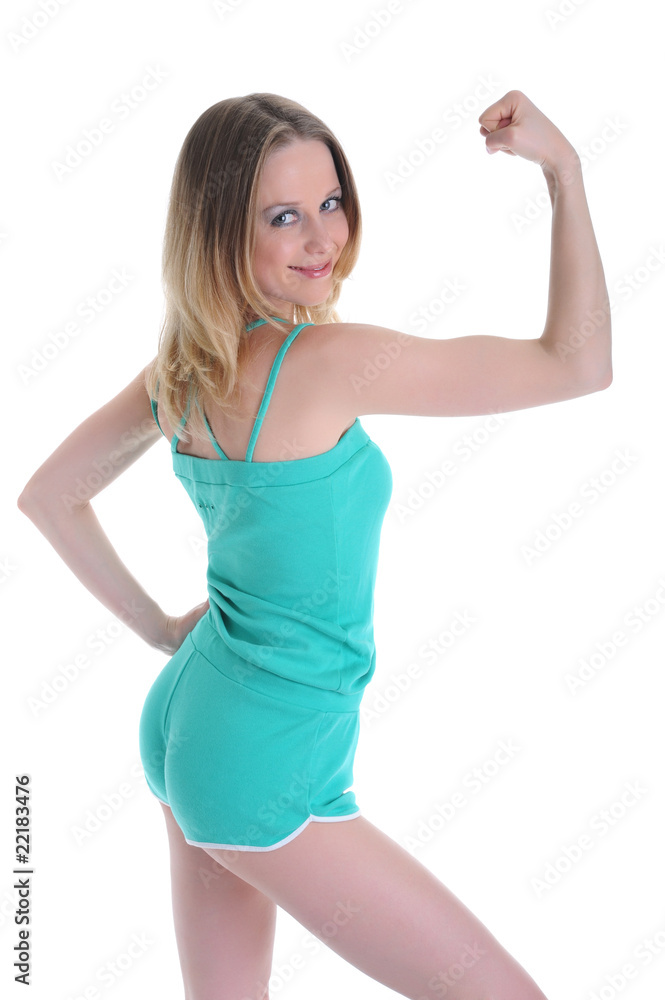 Sports Girl Posing Sports Girl Posing