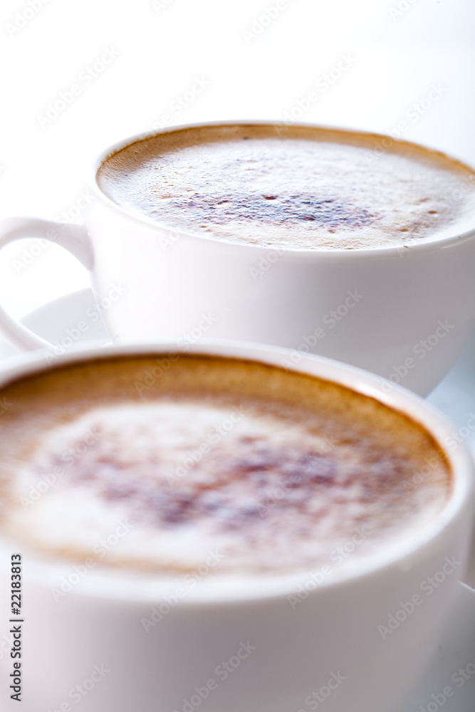 Obraz premium Zwei Cappuccino