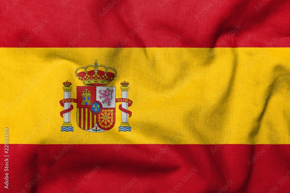 Fototapeta premium 3D Flag of Spain