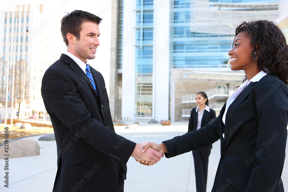 Diverse Attractive Business Team Diverse Attractive Business Team