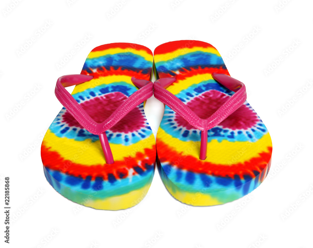 Colorful Beach Thongs