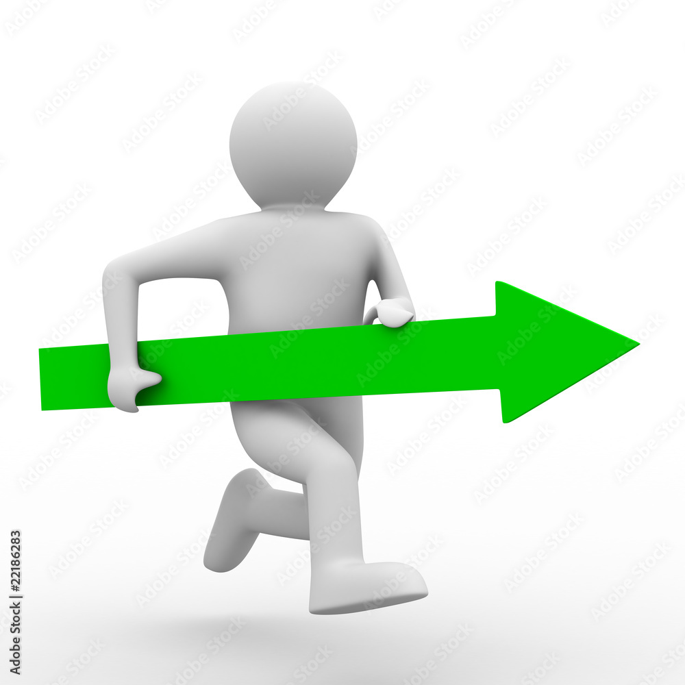 Movement direction to success. Isolated 3D image Movement direction to success. Isolated 3D image