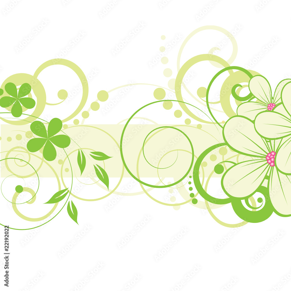 Abstract flowers background with place for your text Abstract flowers background with place for your text