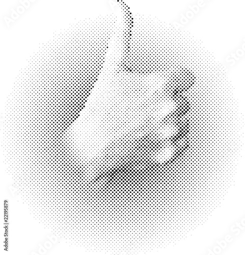 Halftone vector gestures of hands - OK