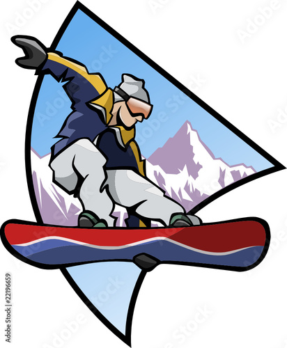 Snowboard logo - Colors