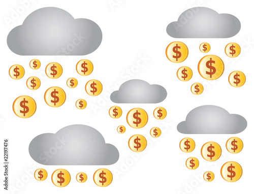 Nuages et Pluie de Dollars