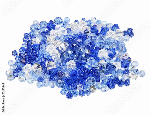 Various crystals - blue, transparent, violet