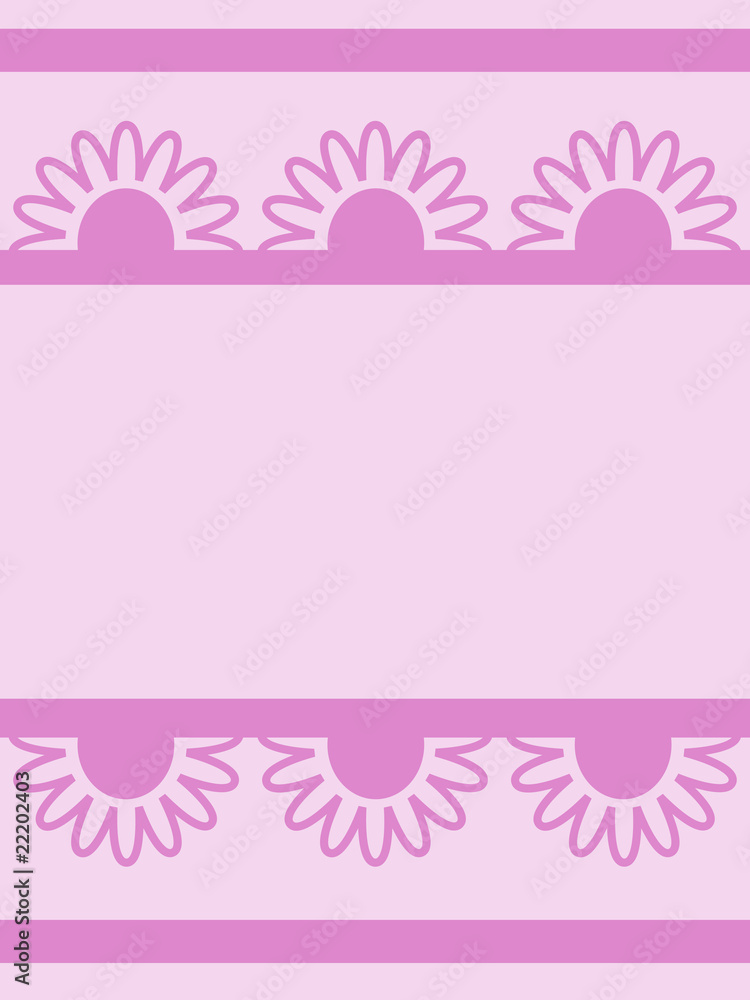 foglio decorato  rosa