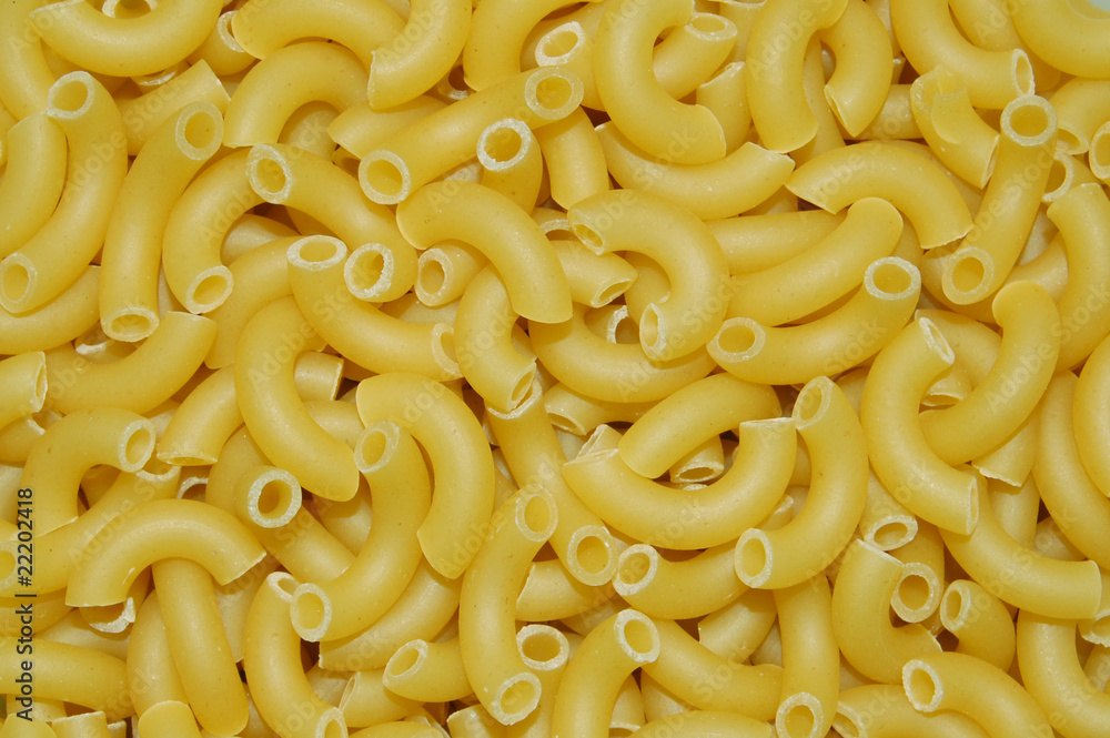 Background Texture of Elbow Macaroni Background Texture of Elbow Macaroni
