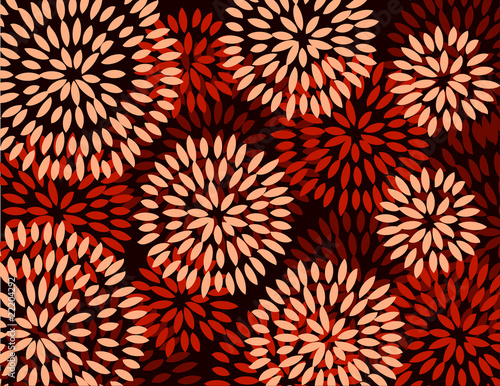 Red background
