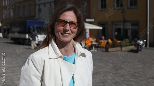 Junge Frau, Marienplatz Osnabrück