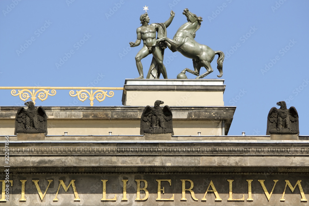 Obraz premium Berlin, Detail vom Alten Museum