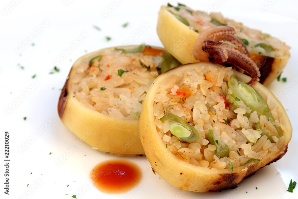 stuffed calamary stuffed calamary