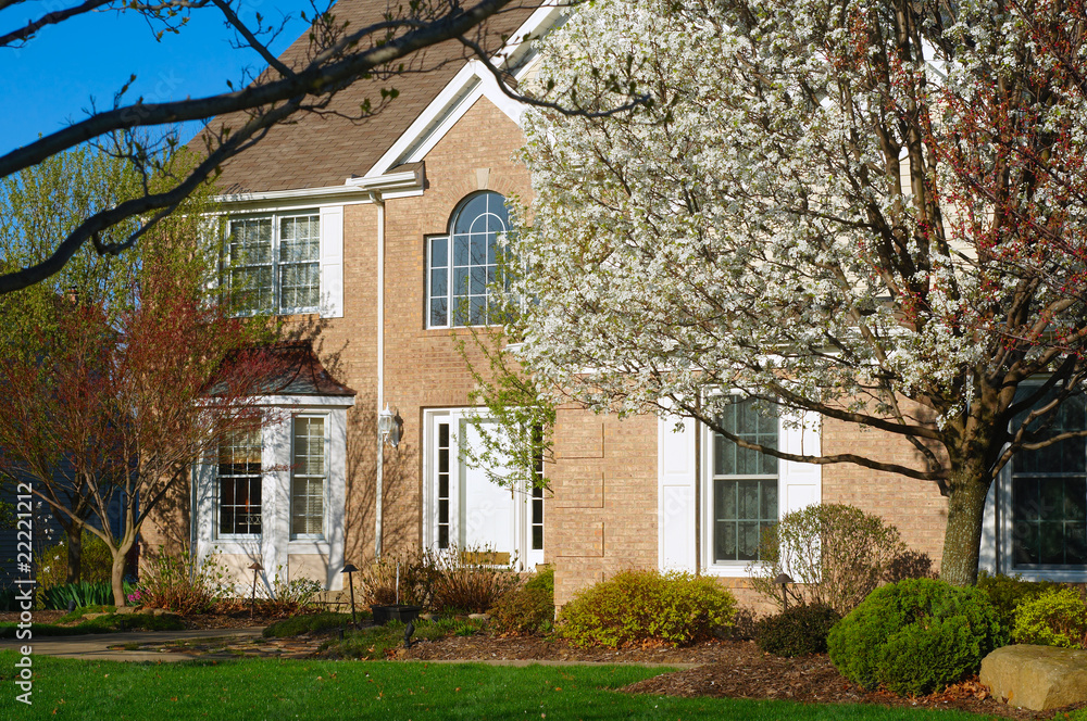 Obraz premium Springtime residence