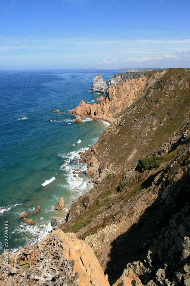 Fototapeta premium view on ocean in Portugal