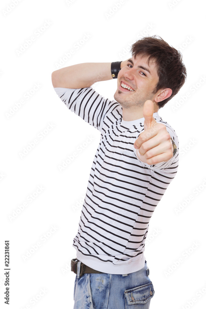 happy young casual man portrait happy young casual man portrait