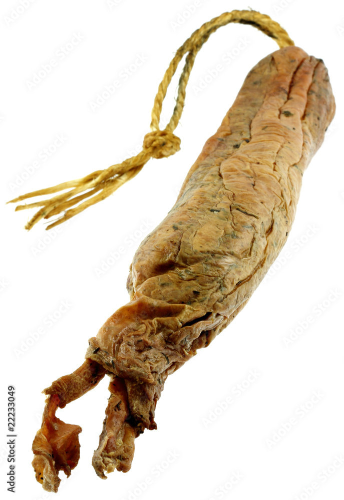 Fototapeta premium charcuterie créole : andouille de la Réunion