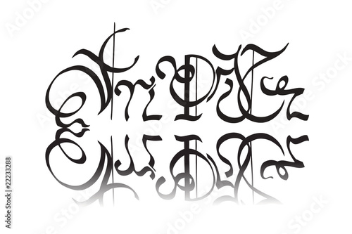 Fantasie Schrift