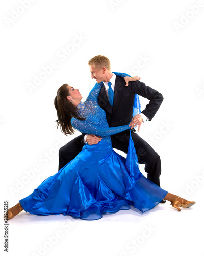 Ballroom Dancers Blue 05