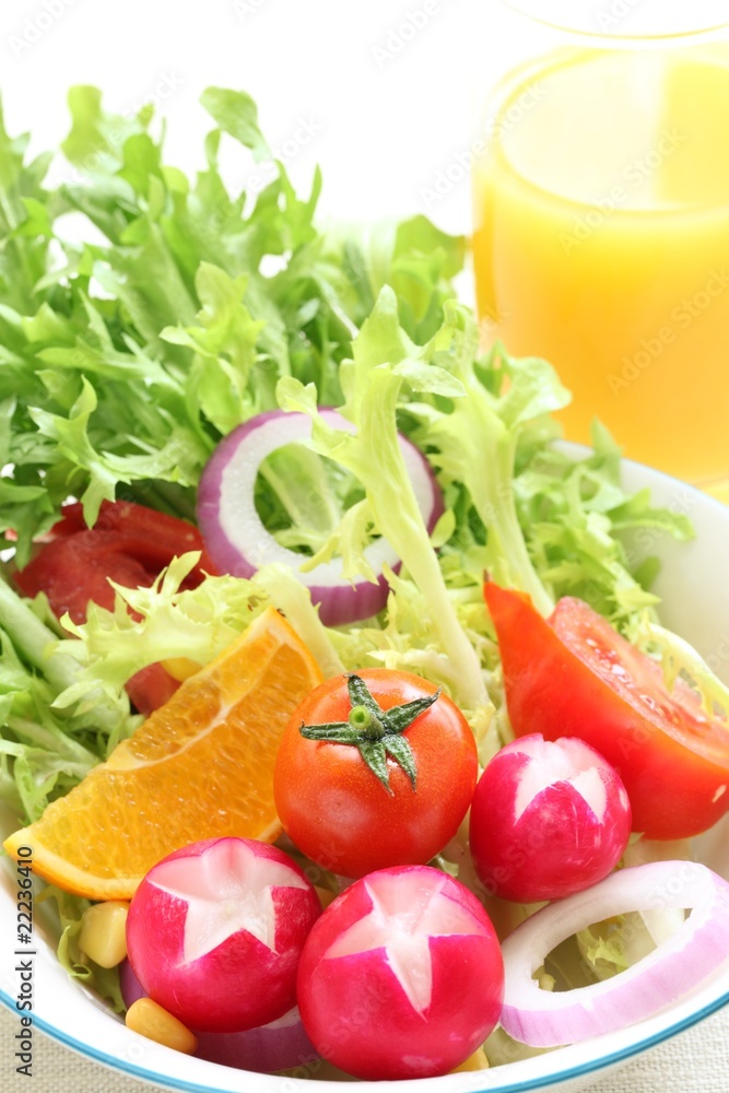 Fresh fruits and vegetables Fresh fruits and vegetables