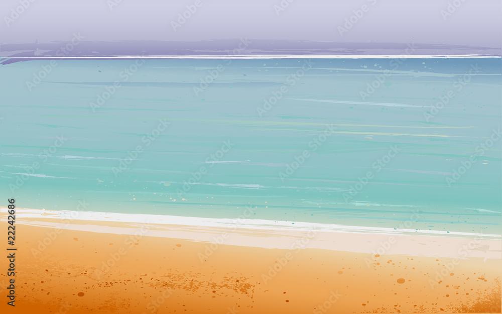 vector Summertime at the beach, sea vector Summertime at the beach, sea