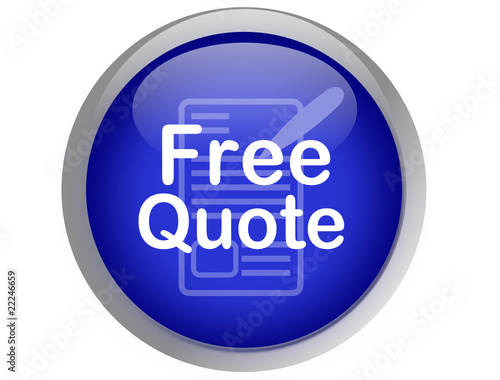 Round knob  free quote with pen and paper