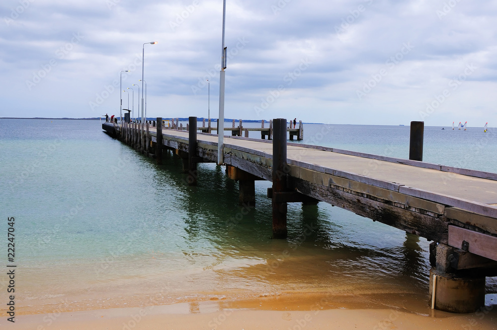 Obraz premium pier for yachts