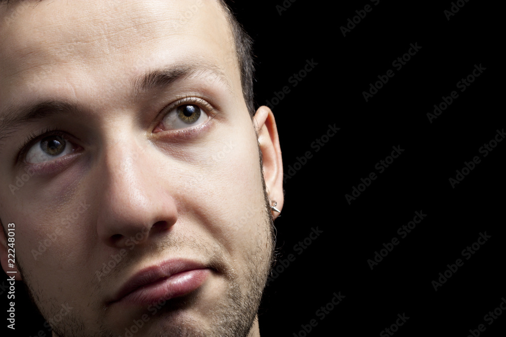 Fototapeta premium Sceptical Boy