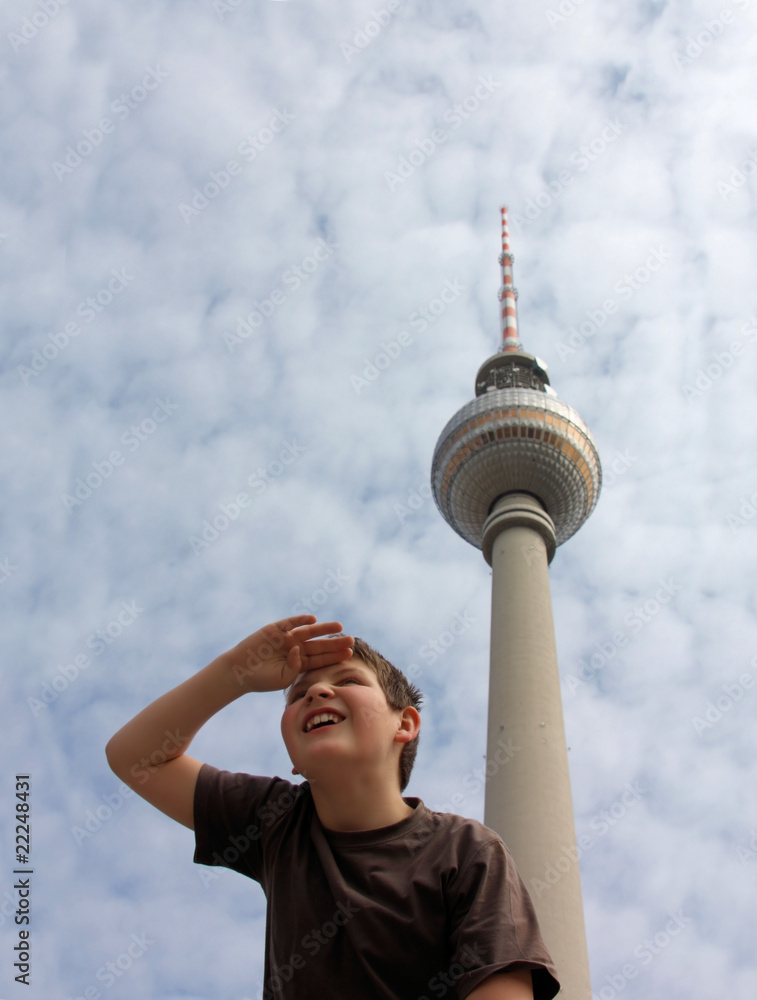 Fototapeta premium Auf Suche in Berlin