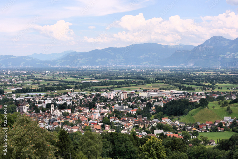 Switzerland - St. Gallen canton, view of Altstatten
