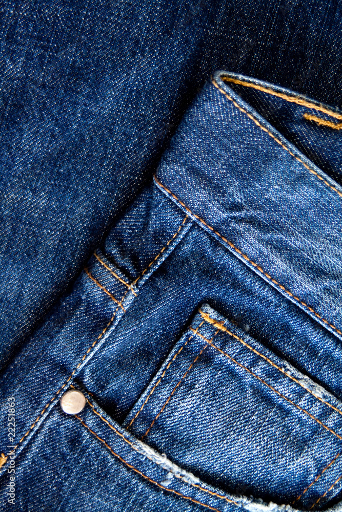 Details from blue jeans Details from blue jeans