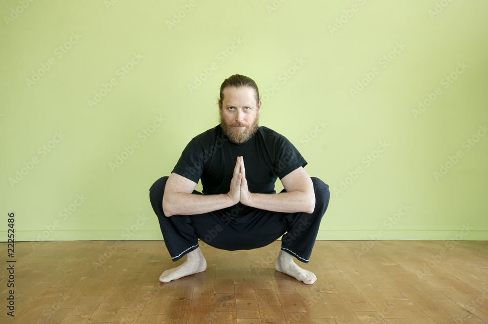 Fototapeta premium Serious Yogi