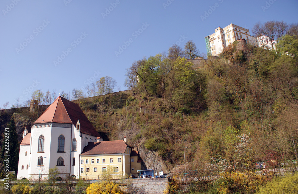 Obraz premium Salvatorkirche in Passau