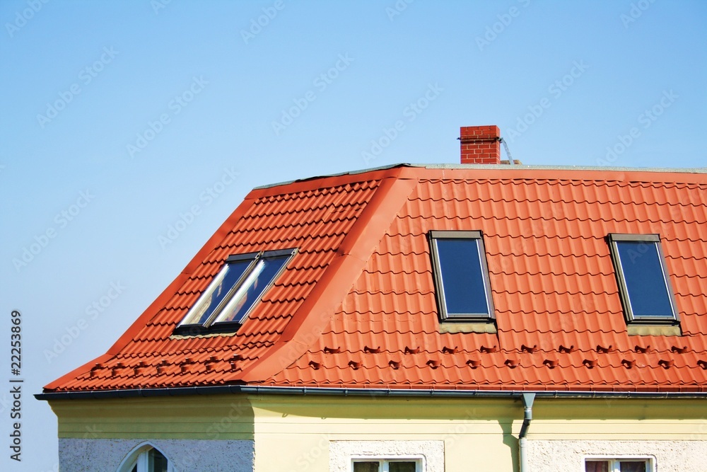 Obraz premium Dachgeschoss im Wohnhaus