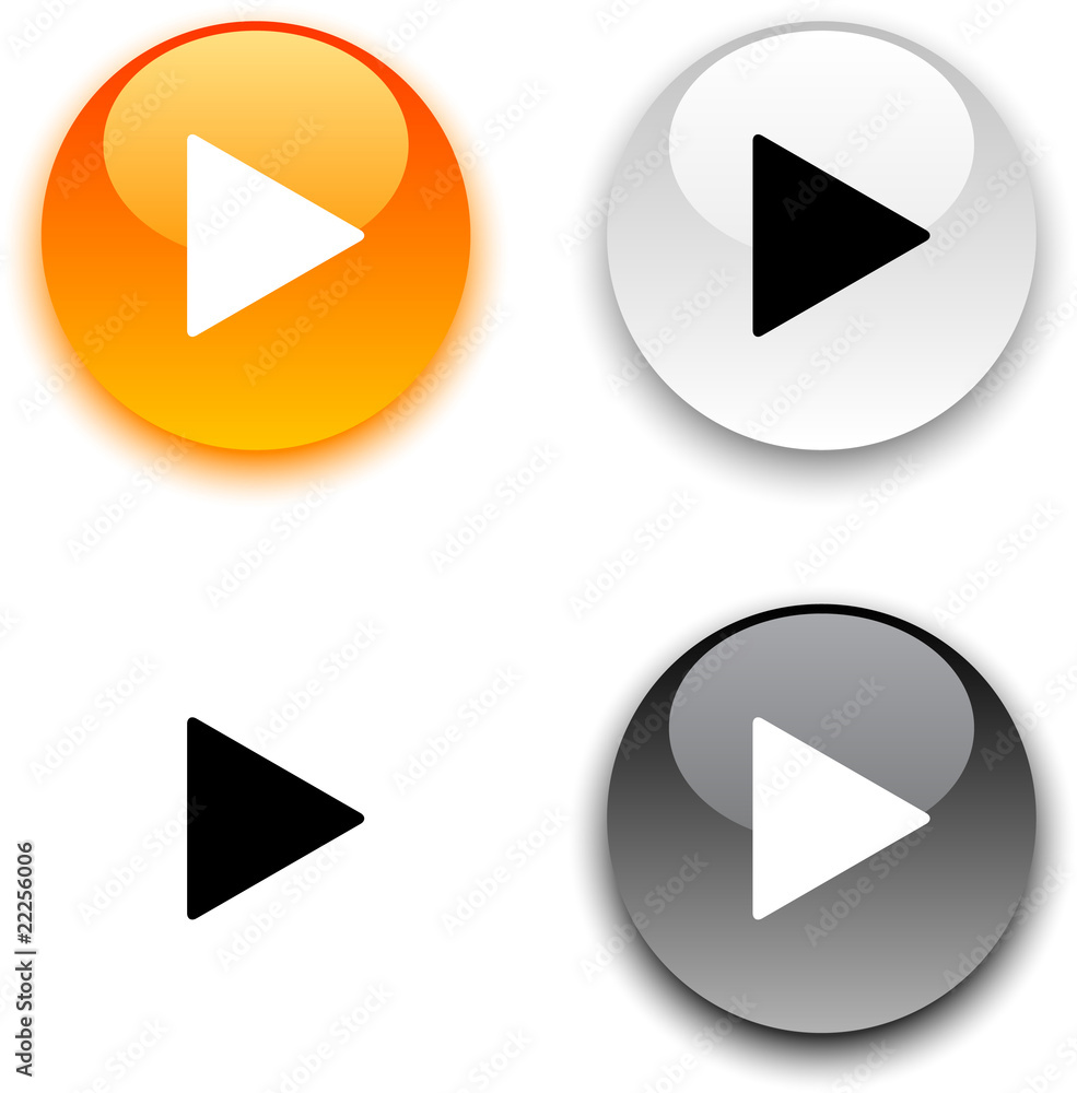 Play button. Play button.
