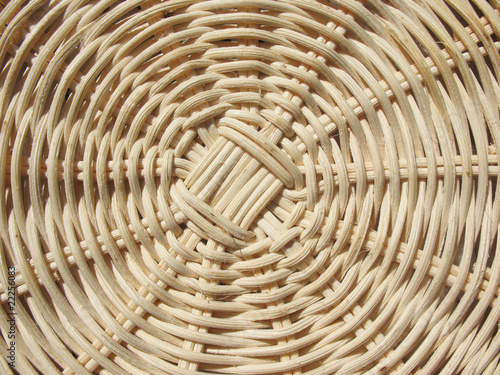 Fragment of a wicker basket. Background. Macro.