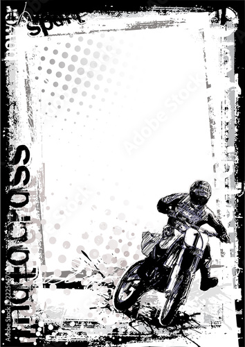 Fotografie, Obraz motocross dirty background