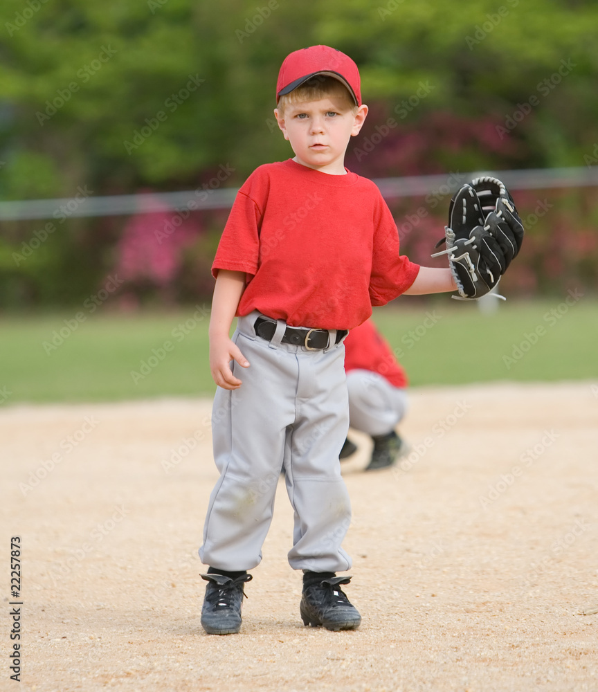 Fototapeta premium Little League Baseball Player