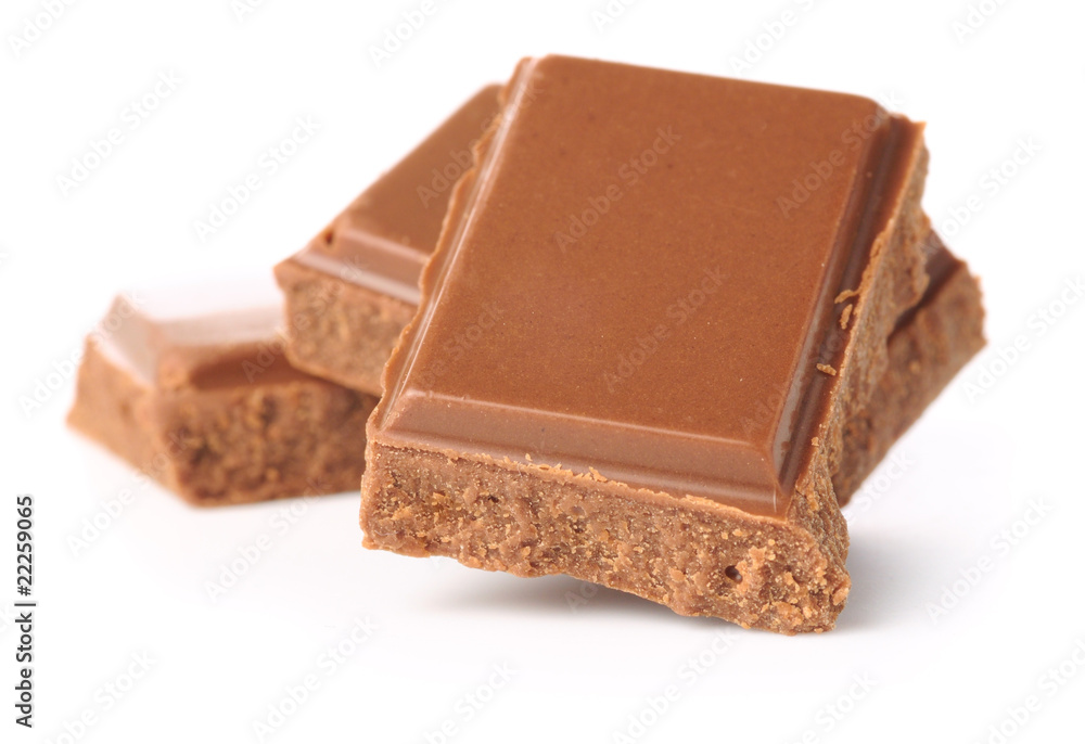 chocolate bars isolated on white chocolate bars isolated on white
