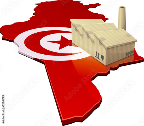 Tunisie et usine délocalisée (détouré)