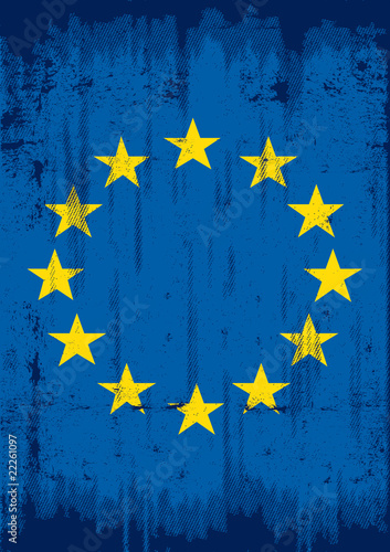 european grunge flag