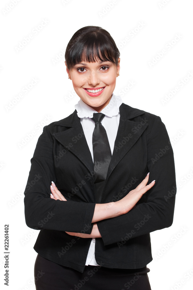 attractive smiley businesswoman attractive smiley businesswoman