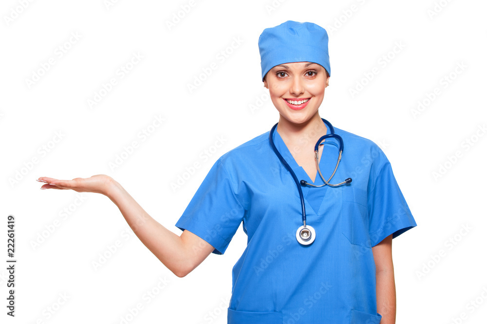beautiful nurse holding something beautiful nurse holding something